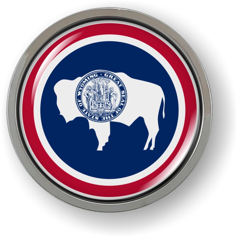Wyoming - State Flag Emblem
